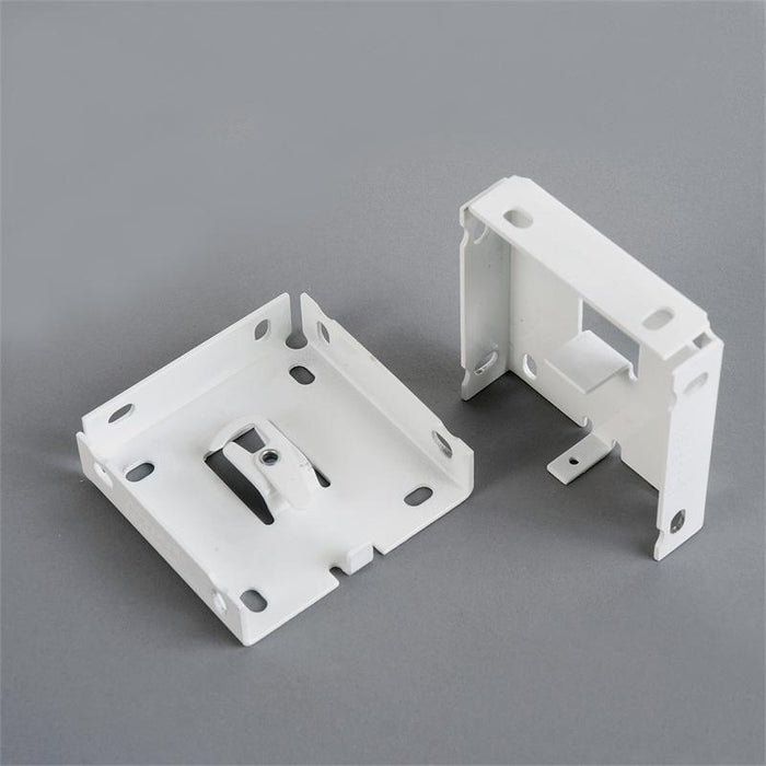 Rollease Square Fascia Bracket Set R16 R-Series 3" - White