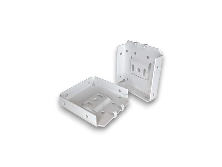 Rollease Square Fascia Bracket Skyline 3" (2.75" max roll size) - White