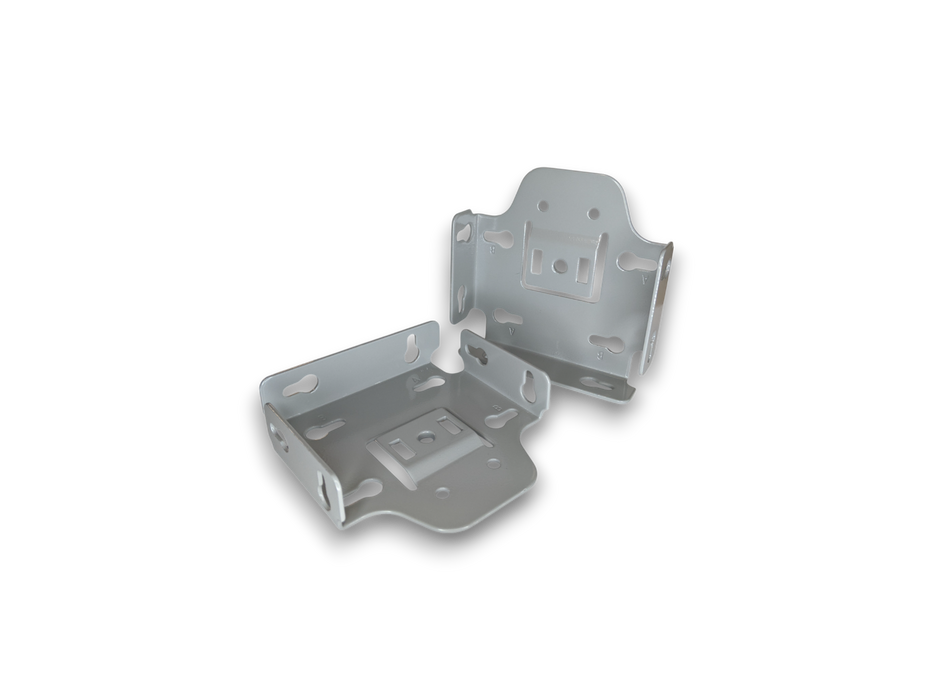 Rollease Square Fascia Bracket Skyline 4" (3.75" Max Roll Size) - Grey