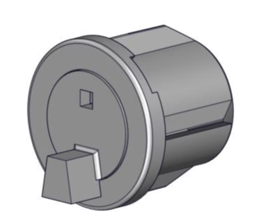 Rollease Pin End R-Series (1.25") - Natural