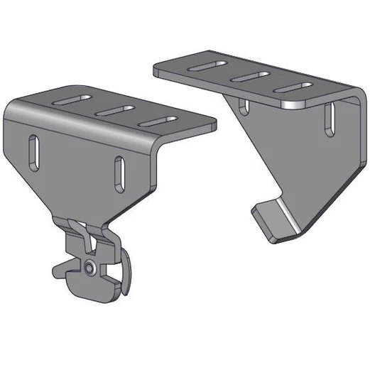 Rollease Bracket Set Heavy Duty R-Series Zinc Finish
