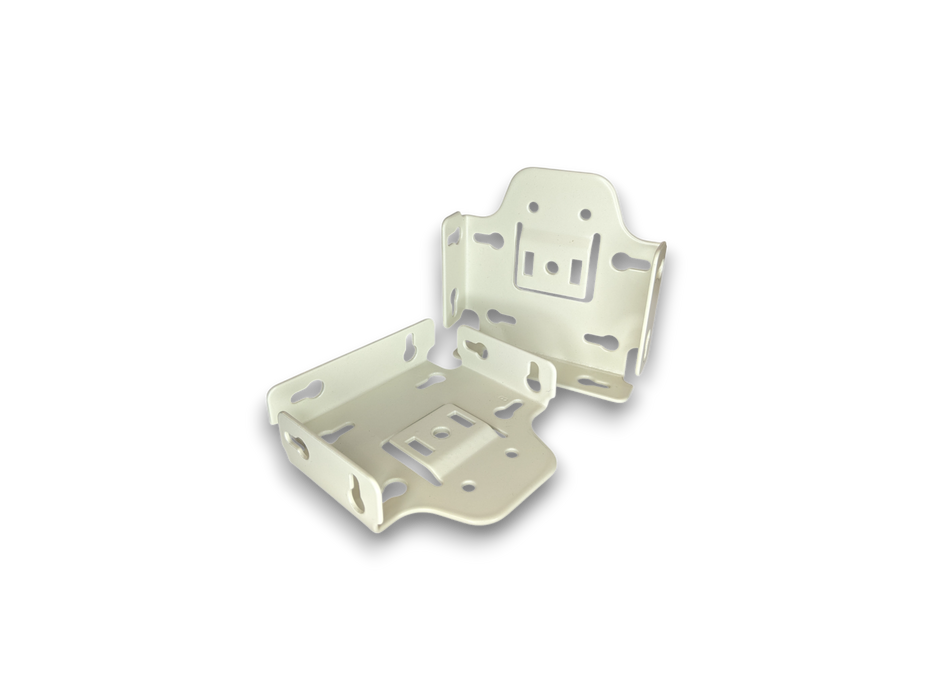 Rollease Square Fascia Bracket Skyline 4" (3.75" Max Roll Size) - Vanilla