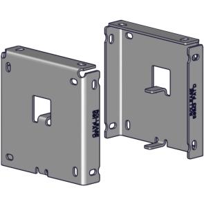 Rollease R8 R-Series 4" Square Fascia Bracket Set - Grey - RollEase Parts