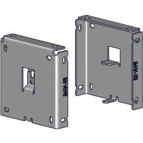 Rollease R16 R-Series 4" Square Fascia Bracket Set - White - RollEase Parts