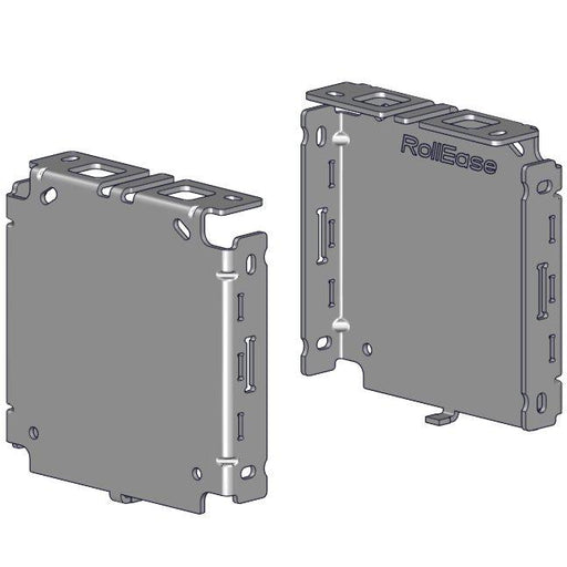 Rollease Base Bracket Pair for 5" Square Fascia - White - RollEase Parts